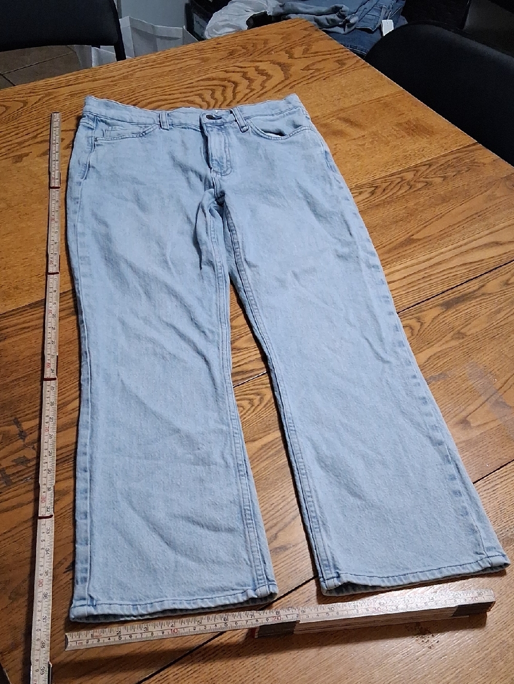 RAG & BONE Jeans Womens 28 BLUE Light Wash PIPER CROP Preowned Used Denim Pants